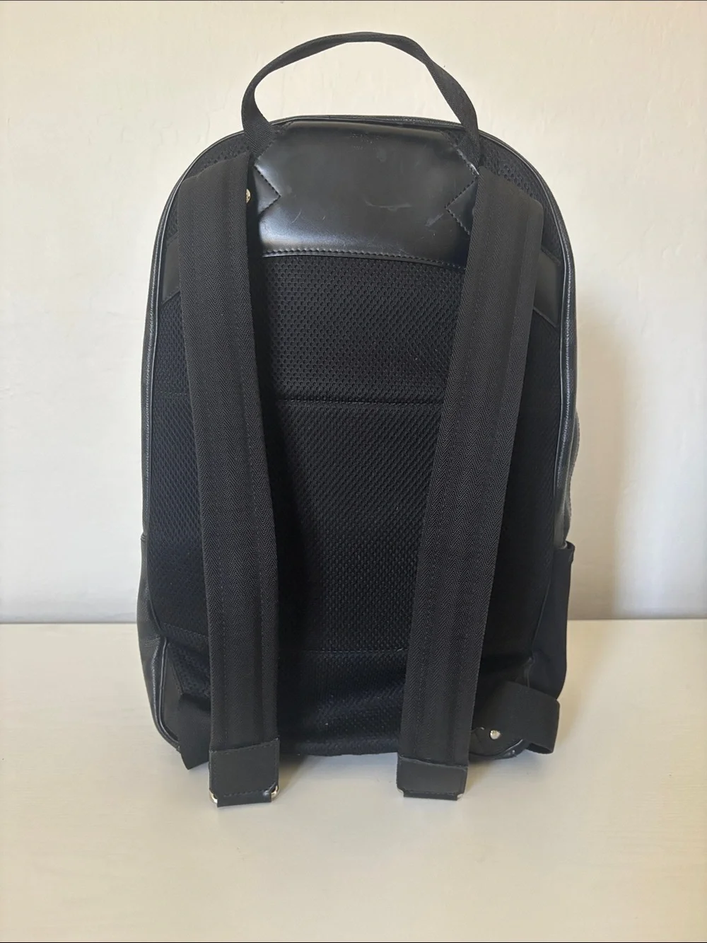 Louis Vuitton Black Damier Graphite Backpack with Silver Hardware
